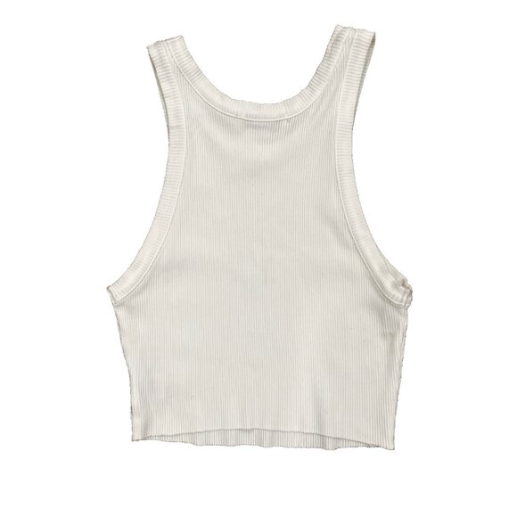 *** AGOLDE Cropped Bailey Tank White ( S ) - Picture 4 of 4